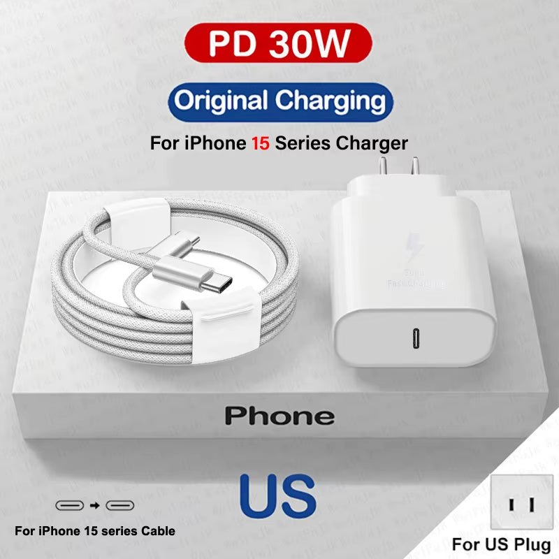 Chargeur Rapide Apple 30W USB - C - iPhone et iPad - ShopElectro