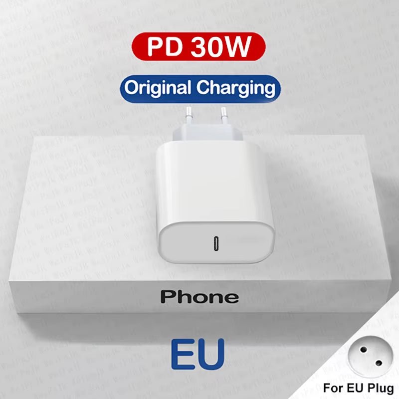 Chargeur Rapide Apple 30W USB - C - iPhone et iPad - ShopElectro