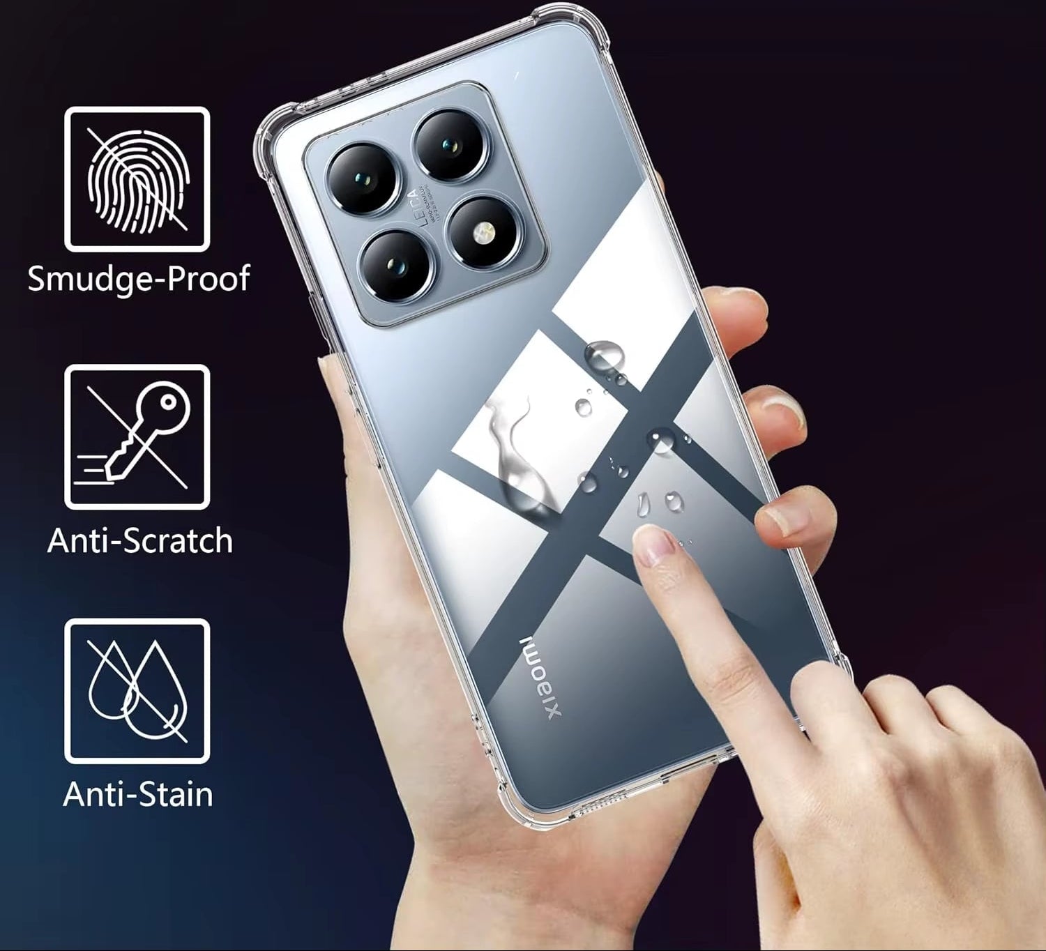 Coque de protection transparent pour Xiaomi 13 & 14 - ShopElectro