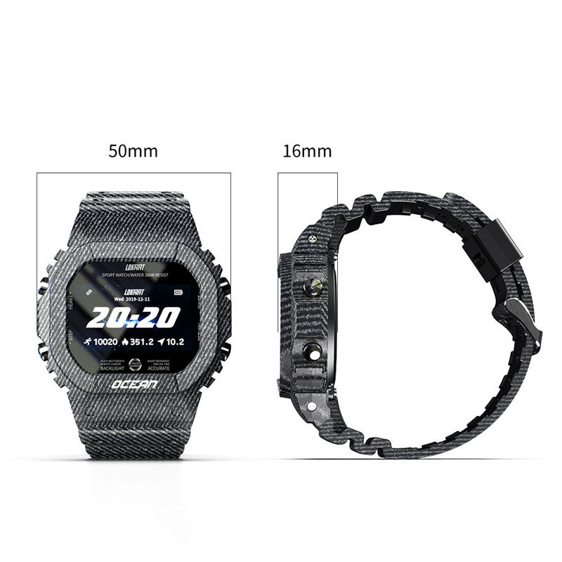 Montre Connectée Cardio Étanche Camouflage - écran tactile - ShopElectro