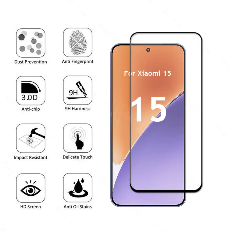 Verre Trempé + Protection Lentille Camera - XIAOMI 15