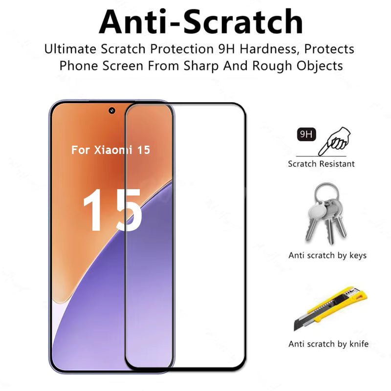 Verre Trempé + Protection Lentille Camera - XIAOMI 15