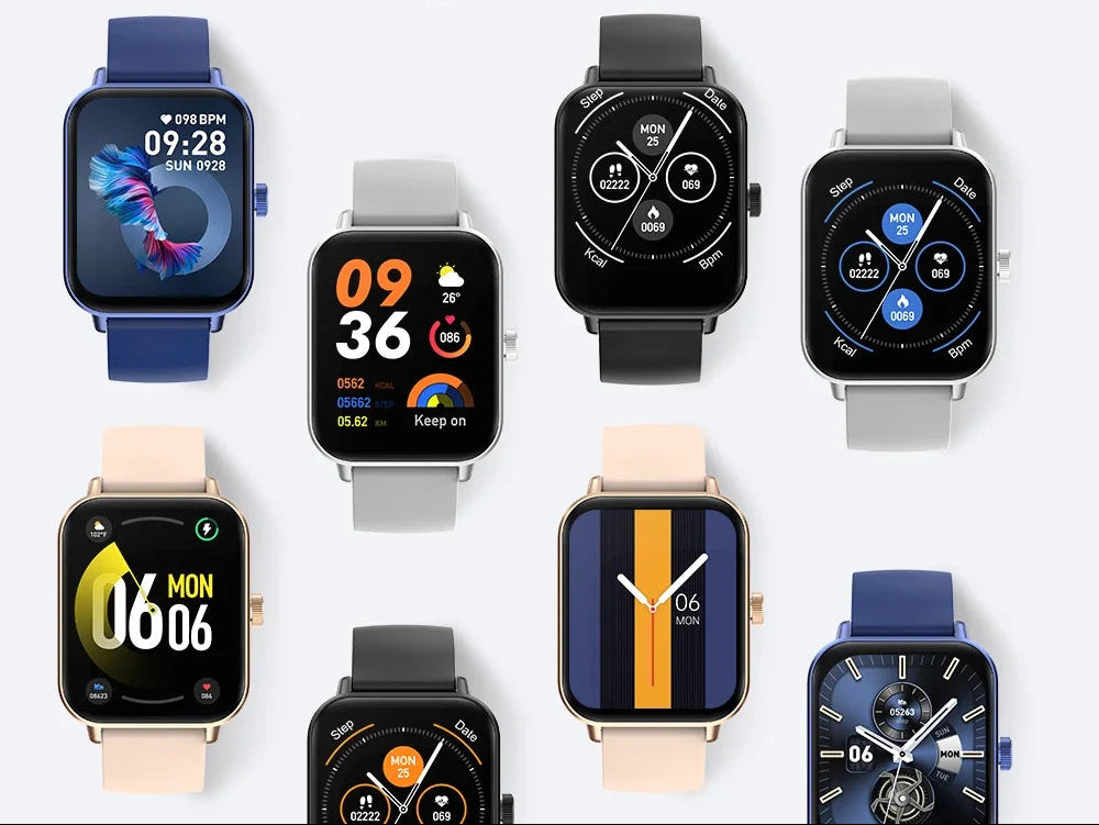 P81 Voice Calling Smart Watch Ultra 1.9 Inch Screen 24H Health Monitor 100+ Sports Modes, Bluetooth Smartwatch Men Women