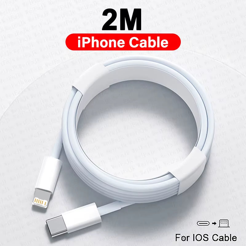 For Apple Original 30W Type C Quick Charger for Iphone 16 15 14 13 12 11 Pro Max Mini X XS XR 8 plus Fast Charging Charge Cable