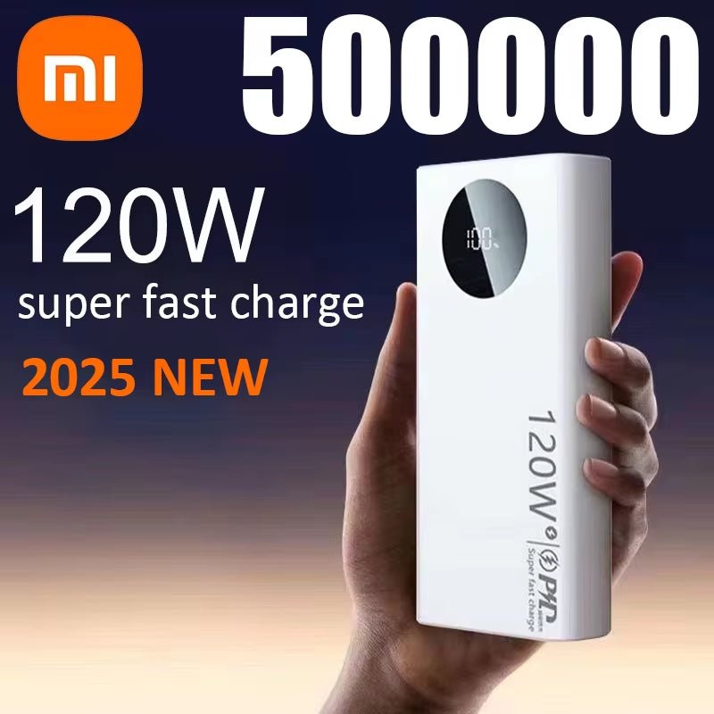 Batterie Externe Xiaomi 120W – Charge Ultra - Rapide & Haute Capacité - ShopElectro