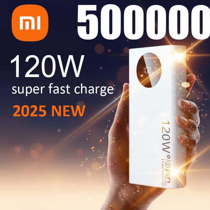 Batterie Externe Xiaomi 120W – Charge Ultra - Rapide & Haute Capacité - ShopElectro