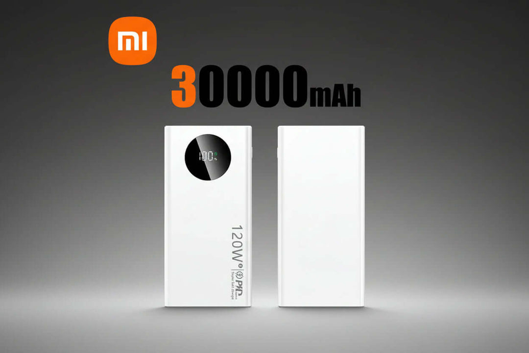 🪫 Batterie Externe Xiaomi 120W – Charge Ultra - Rapide & Haute Capacité 🪫 - ShopElectro