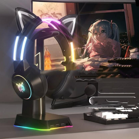 Casque Gaming LED Filaire X7™ – Son Surround & Micro Intégré - ShopElectro