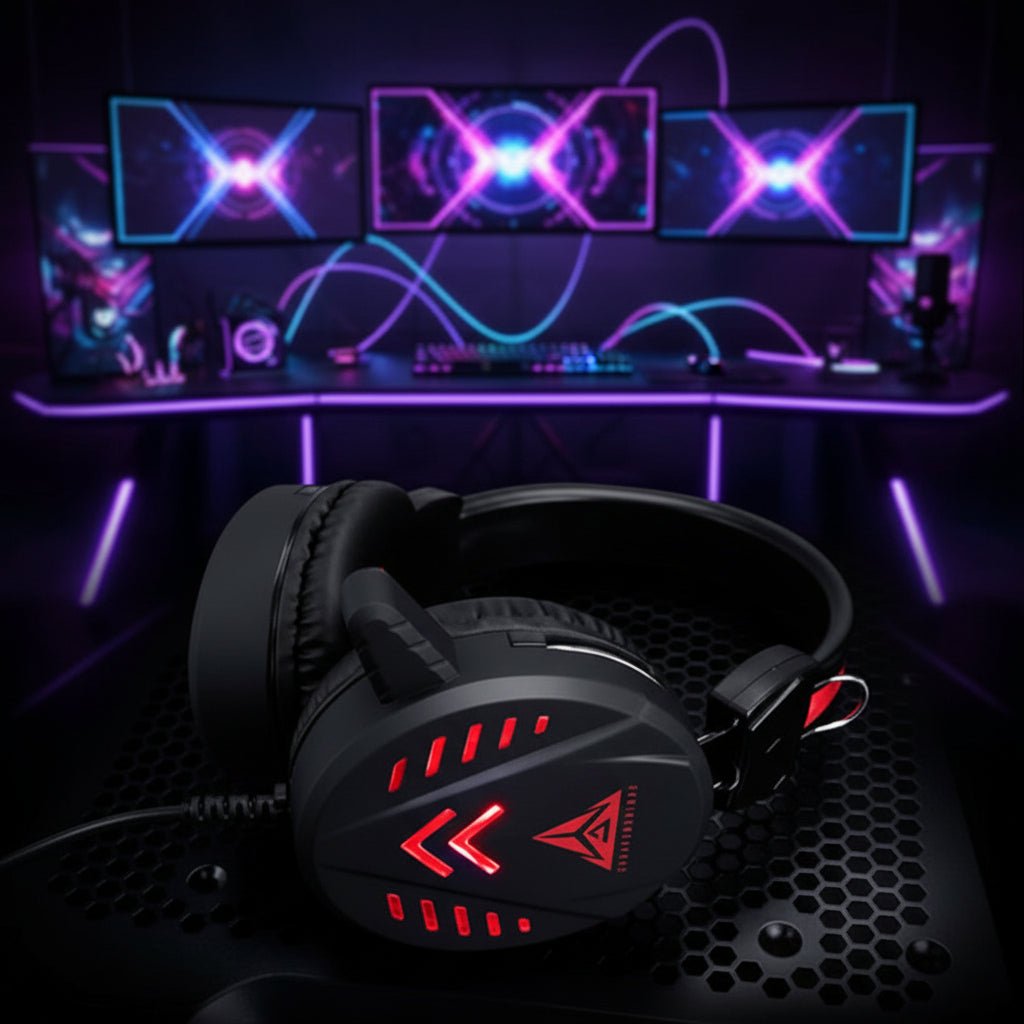 Casque Gaming RGB 50mm – Son immersif + Micro HD - ShopElectro