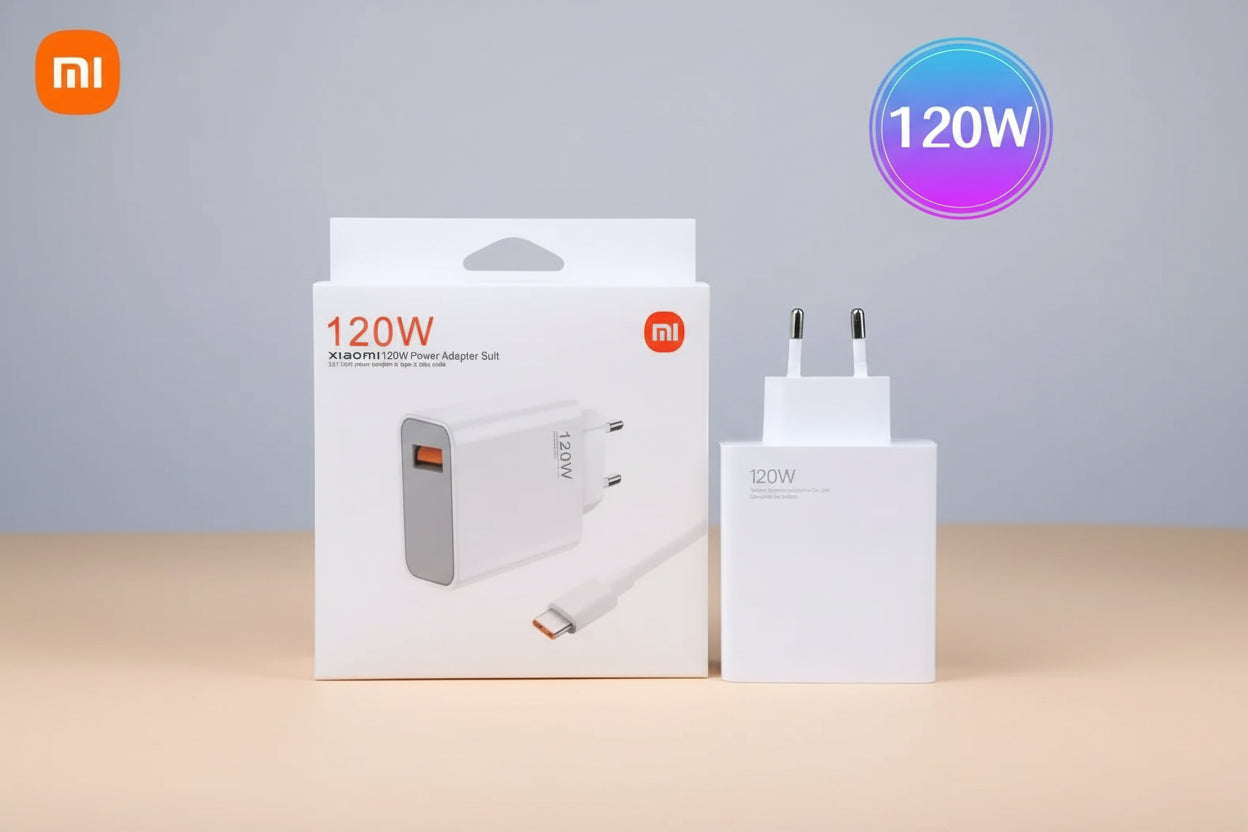 Chargeur rapide Xiaomi 120w - L'adaptateur dans sa boite