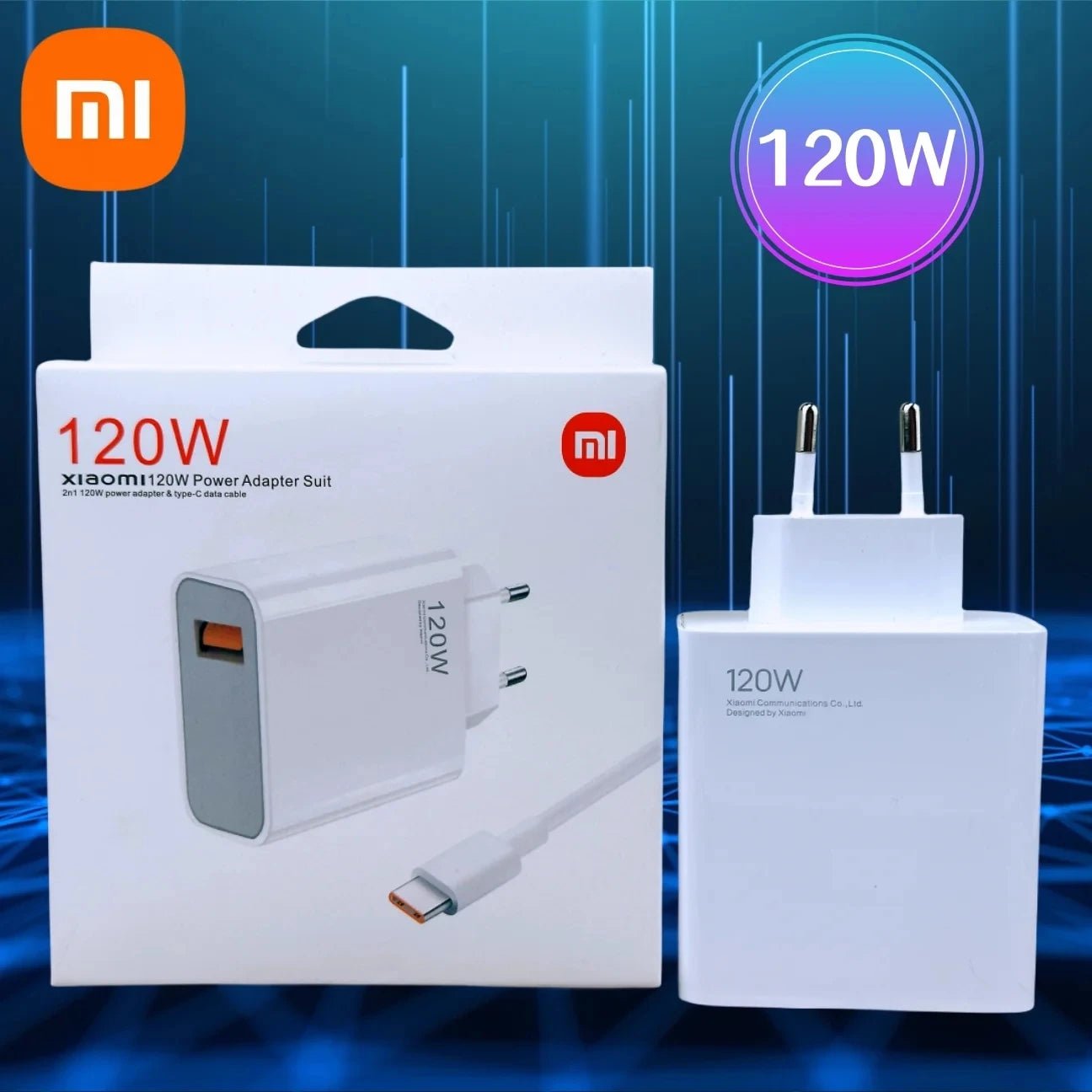 Chargeur Original Xiaomi 120W Turbo Fast Charge – Ultra Puissant - ShopElectro