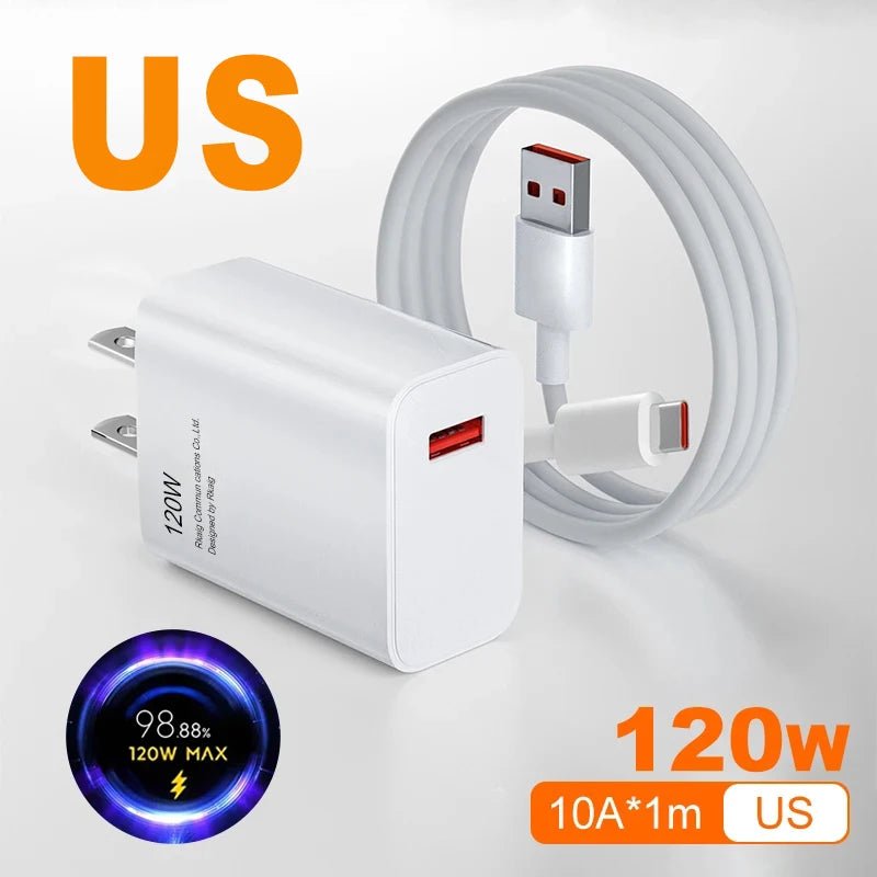 Chargeur Original Xiaomi 120W Turbo Fast Charge – Ultra Puissant - ShopElectro