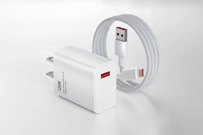 Chargeur rapide Xiaomi 120w - Adaptateur US + cable