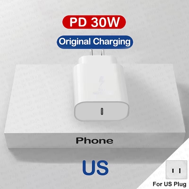Chargeur Rapide Apple 30W USB - C - iPhone et iPad - ShopElectro