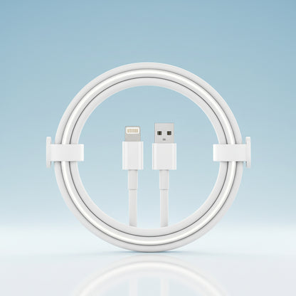 ⚡Chargeur Rapide Apple 30W - iPhone et iPad - Cable de 1m avec fond blanc