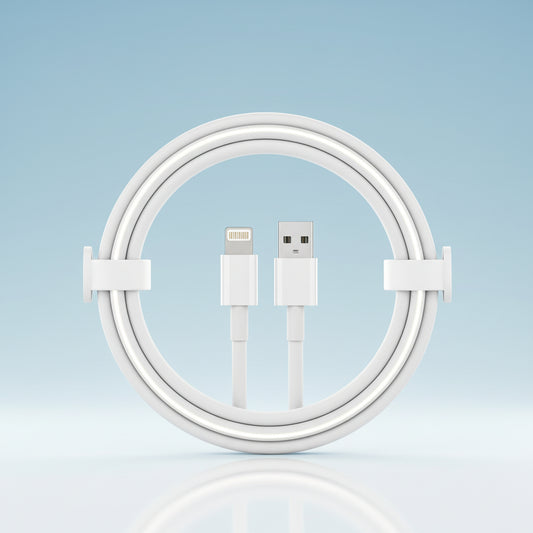 ⚡Chargeur Rapide Apple 30W - iPhone et iPad - Cable de 1m avec fond blanc