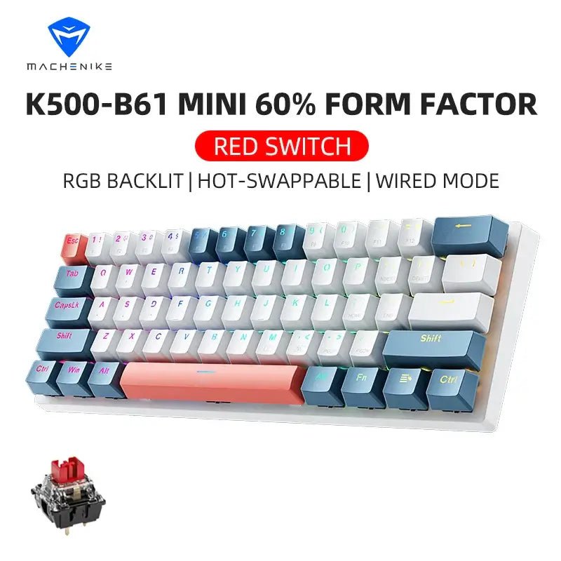 Clavier Mécanique - B61 – Format 60% Compact & Puissant ! - ShopElectro