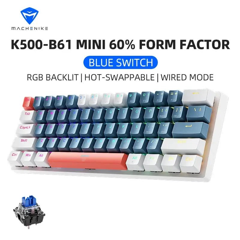 Clavier Mécanique - B61 – Format 60% Compact & Puissant ! - ShopElectro