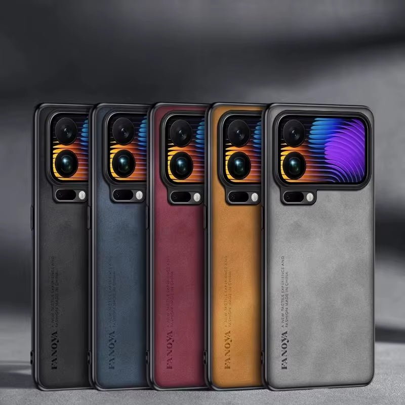 Coque de luxe pour Xiaomi 17 / 17 Pro – Finition cuir mat & protection renforcée - ShopElectro
