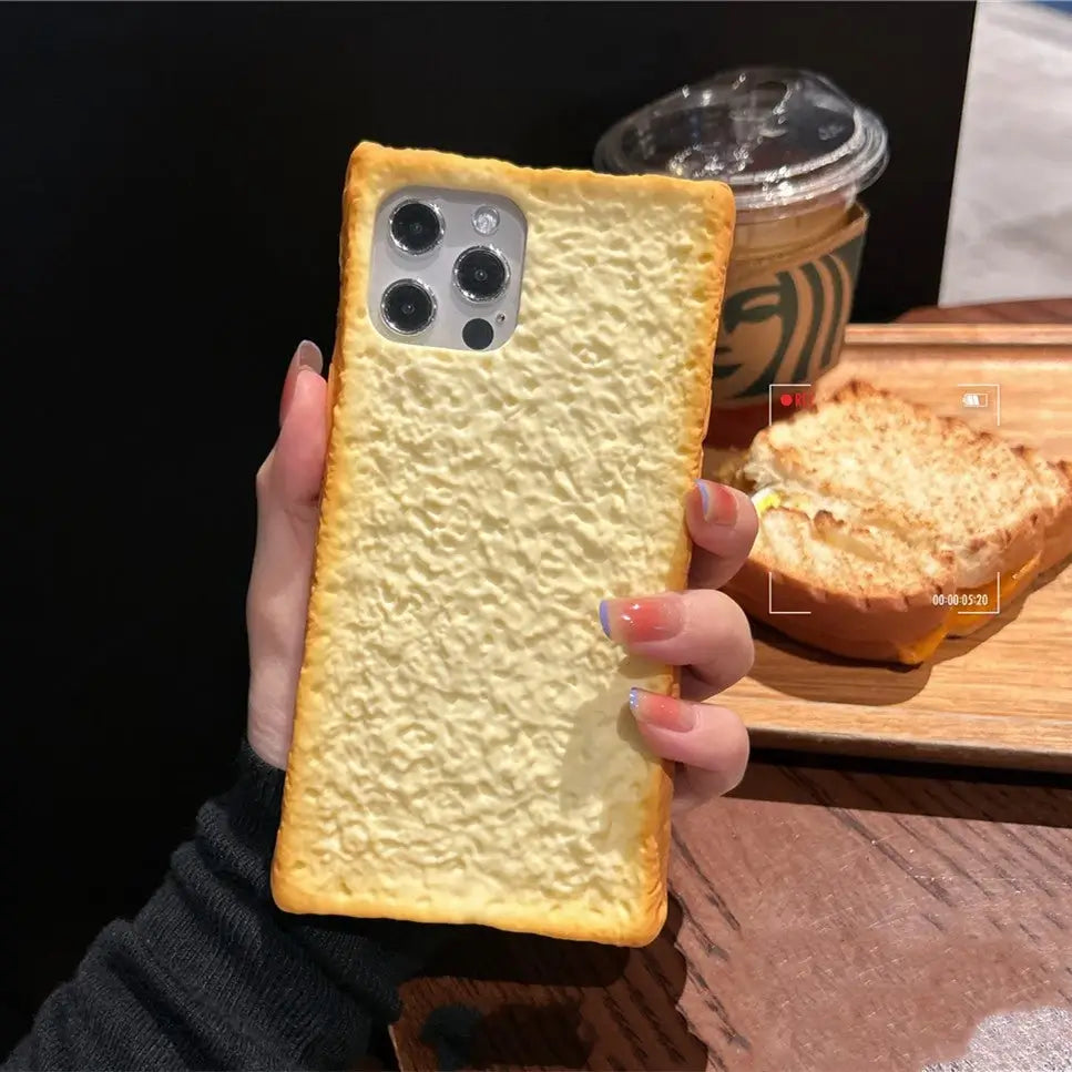 Coque iPhone Silicone Toast – Design Cartoon Antichoc & Original