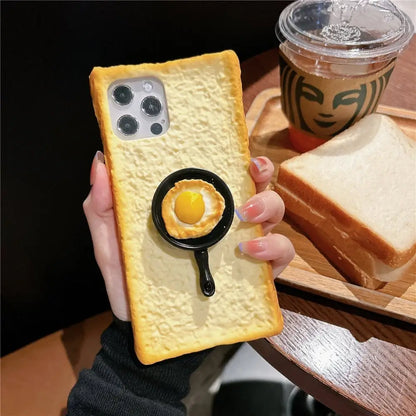 Coque iPhone Silicone Toast – Design Cartoon Antichoc & Original