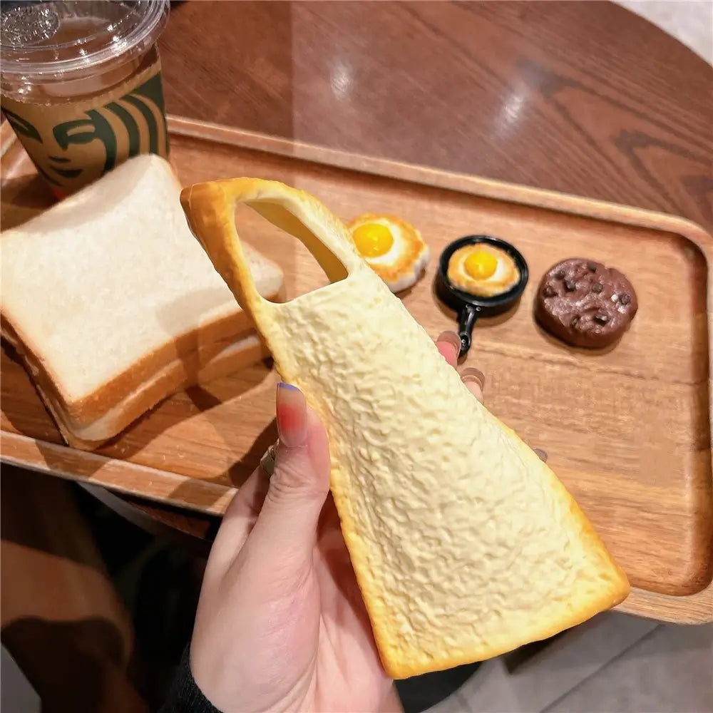 Coque iPhone Silicone Toast – Design Cartoon Antichoc & Original