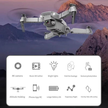 Drone caméra 4K E88 Pro - Différent fonction