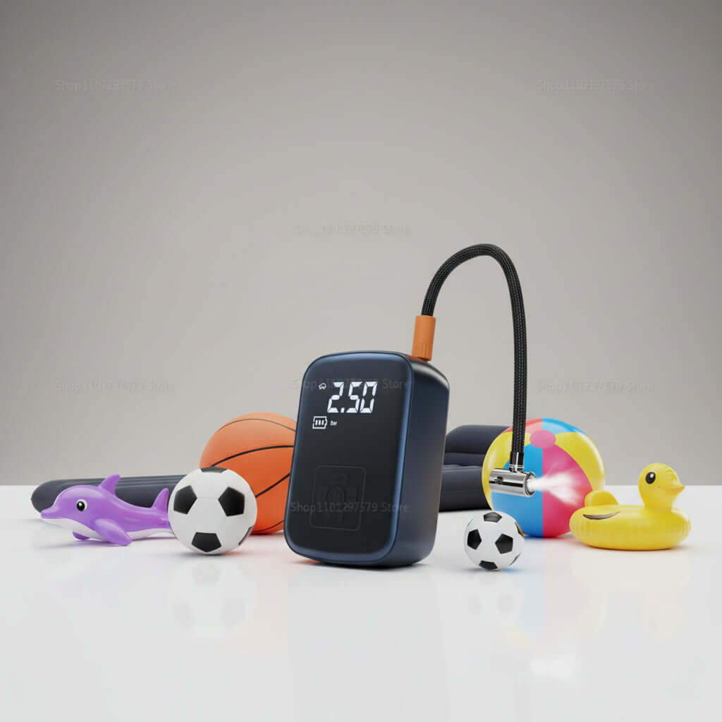 Gonfleur de pneu rechargeable 🪫💨 - ShopElectro