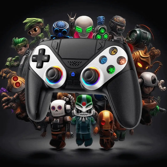 Manette Sans Fil PS5 & PC – Immersion Totale, Boutons Programmables
