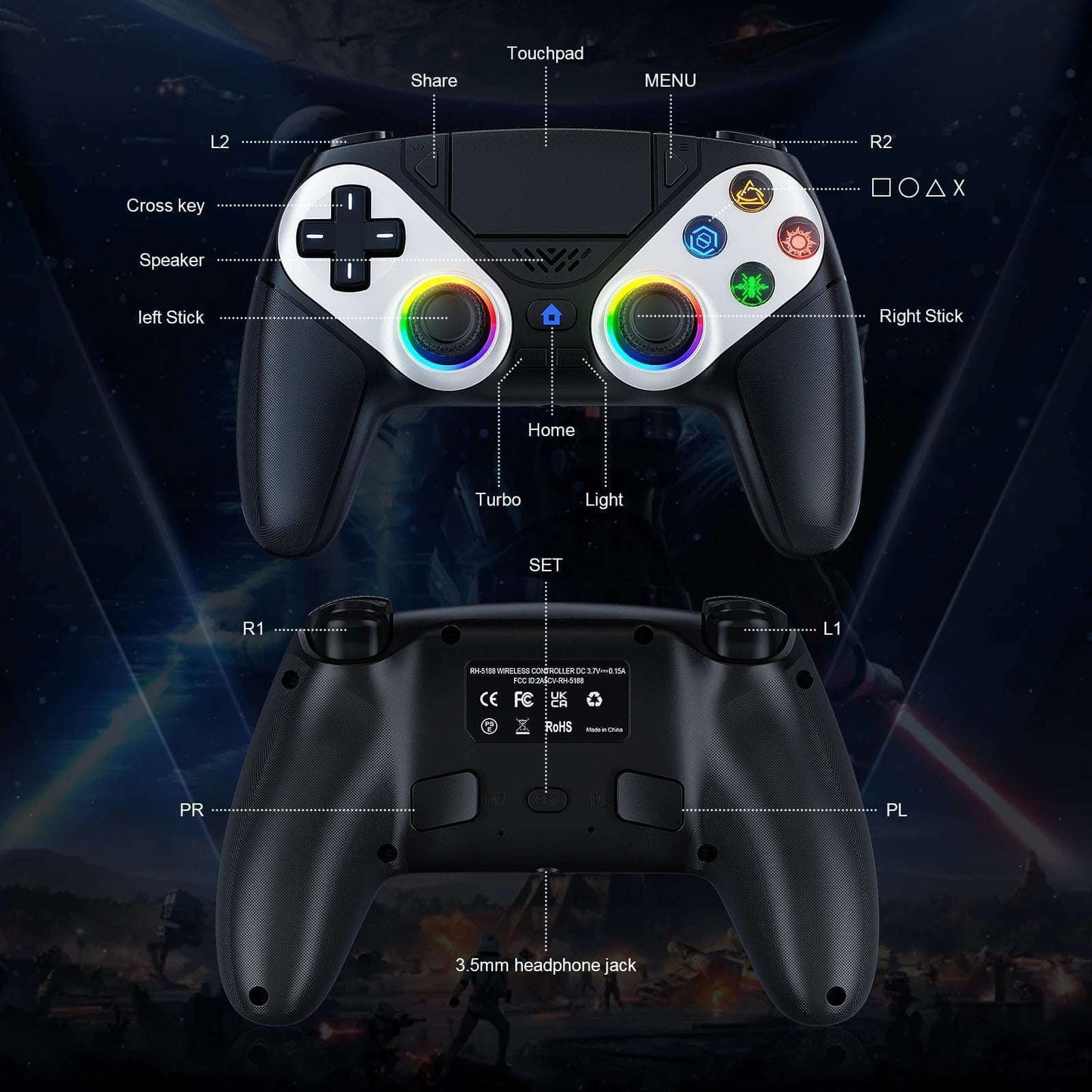 Manette PS5 & PC - Sensation garantie🔥🎮 - ShopElectro
