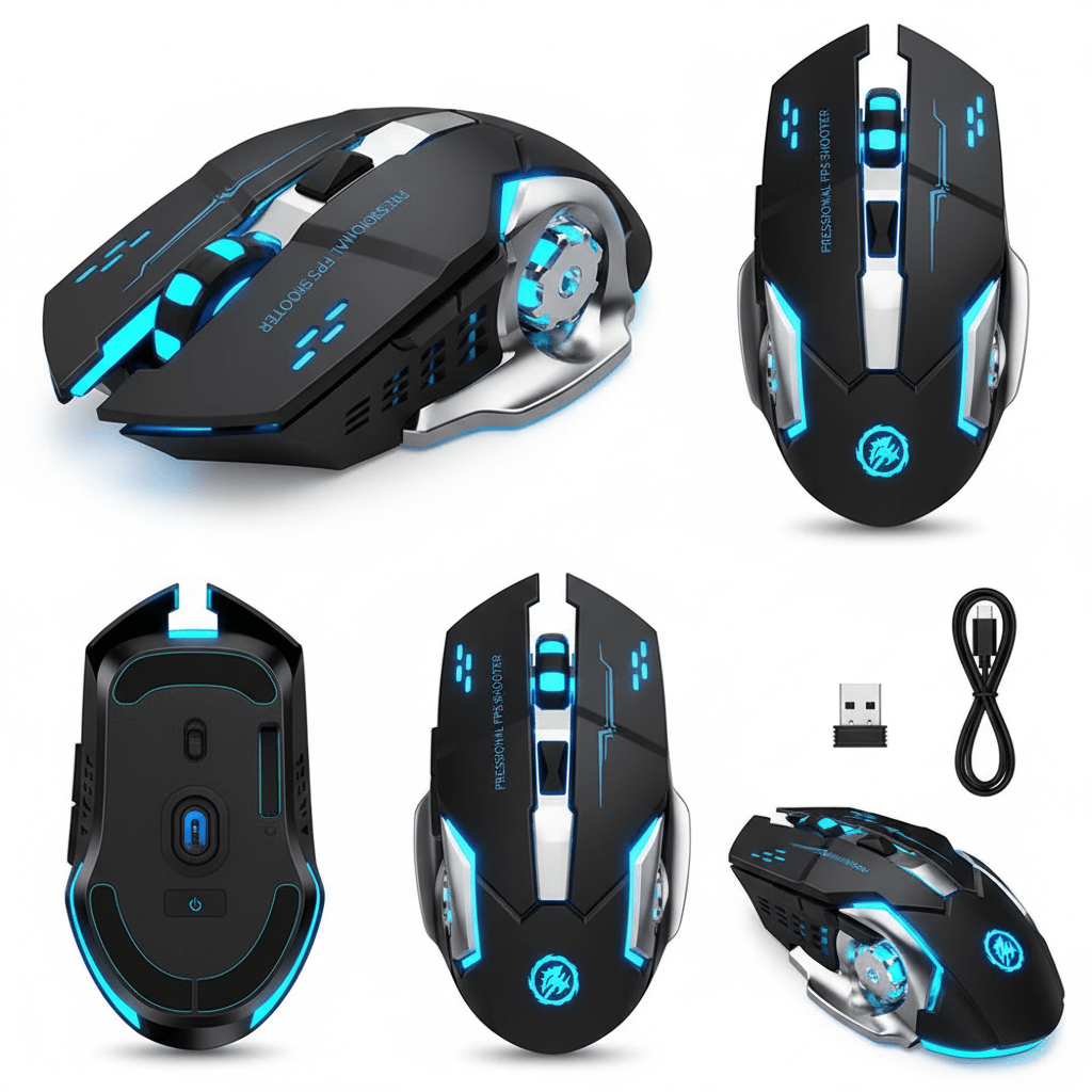 Souris Gaming RGB Haute Précision – RGB, DPI Réglable & Performance Pro - ShopElectro