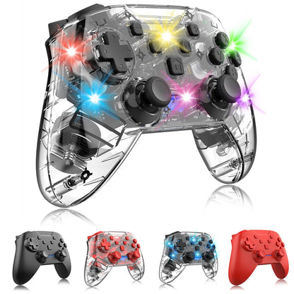 SwitchPRO Gamepad – Manette Bluetooth Transparente pour Nintendo Switch & PC - ShopElectro