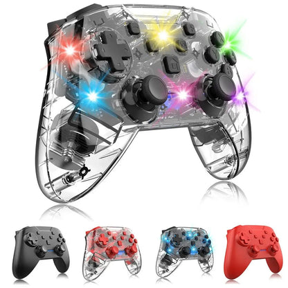 SwitchPRO Gamepad – Manette Bluetooth Transparente pour Nintendo Switch & PC - ShopElectro