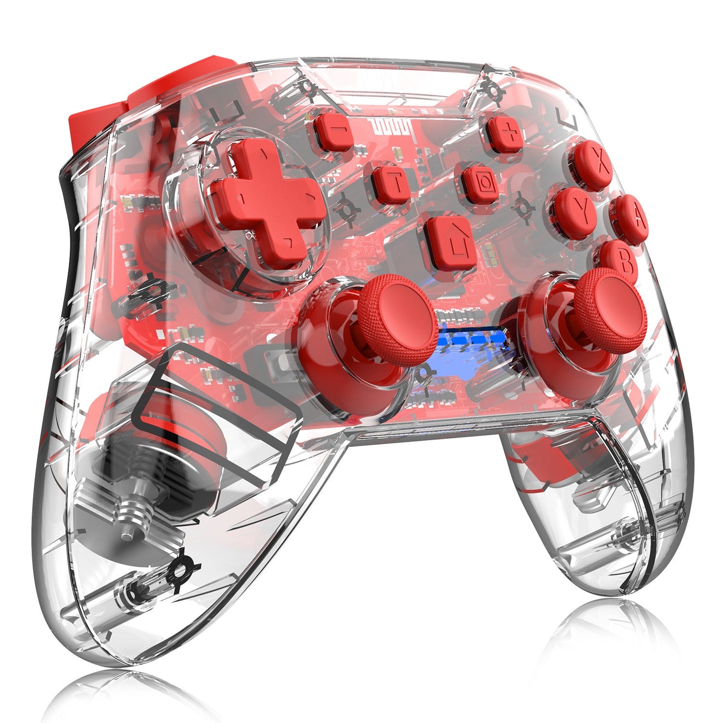 SwitchPRO Gamepad – Manette Bluetooth Transparente pour Nintendo Switch & PC - ShopElectro