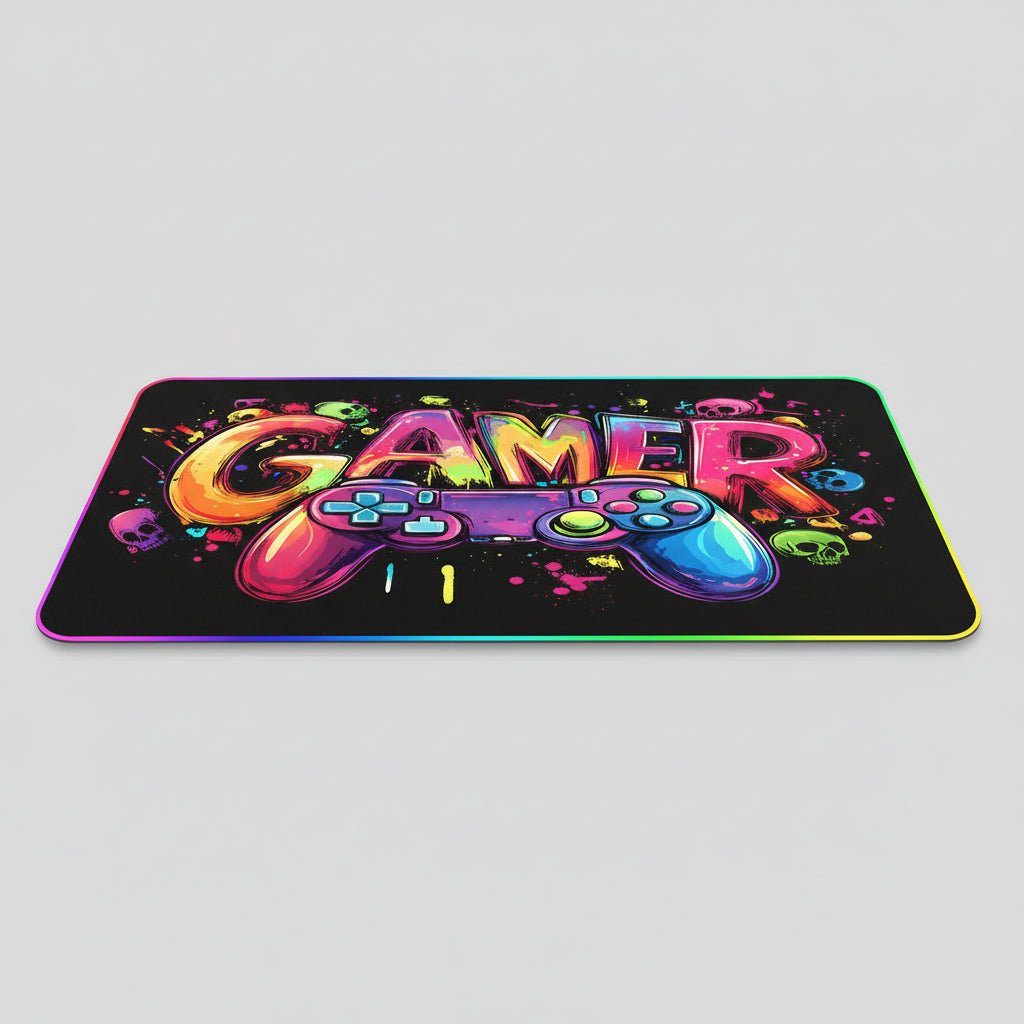 Tapis de souris gaming RGB - modèle 1 - ShopElectro