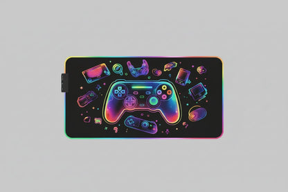 Tapis de souris gaming RGB - Plusieurs modes d'éclairage. - ShopElectro