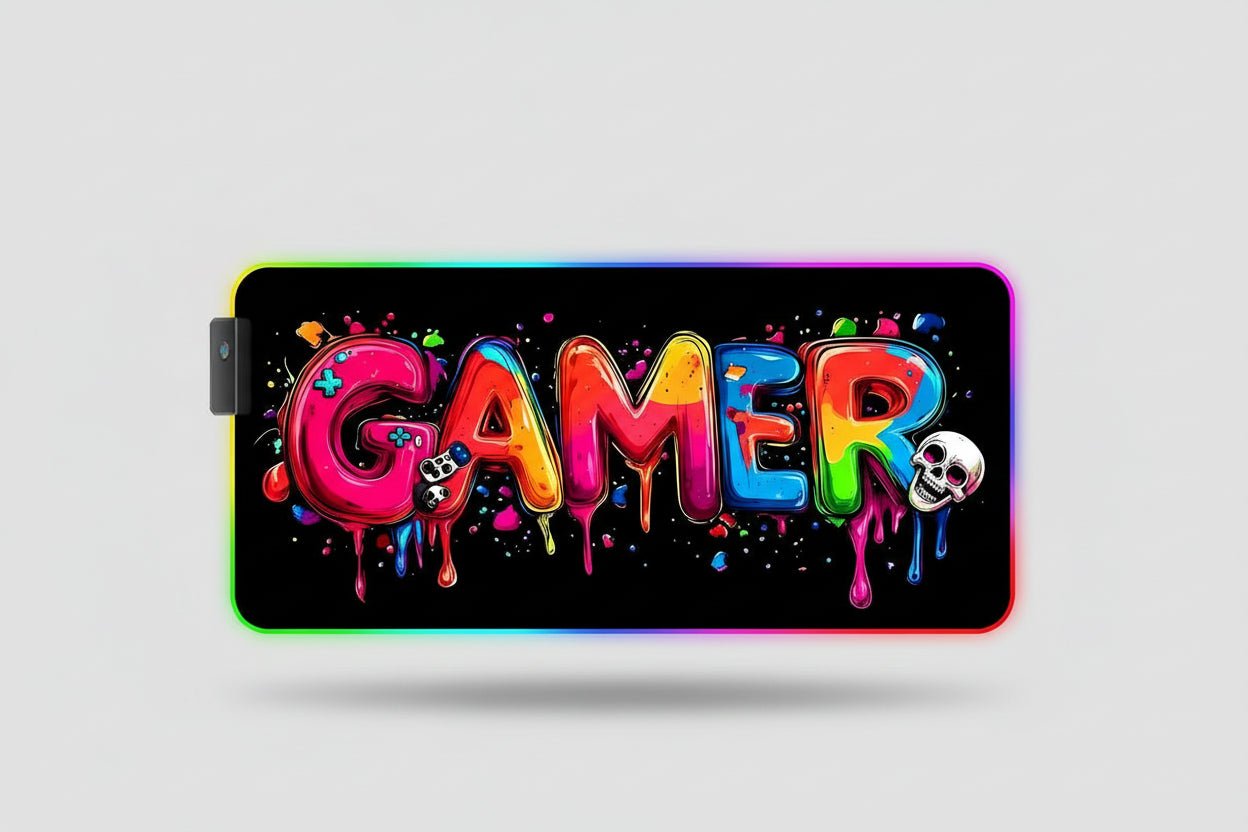 Tapis de souris gaming RGB - Plusieurs modes d'éclairage. - ShopElectro
