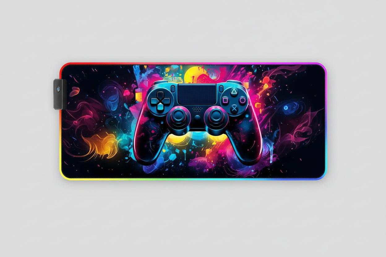 Tapis de souris gaming RGB - Plusieurs modes d'éclairage. - ShopElectro