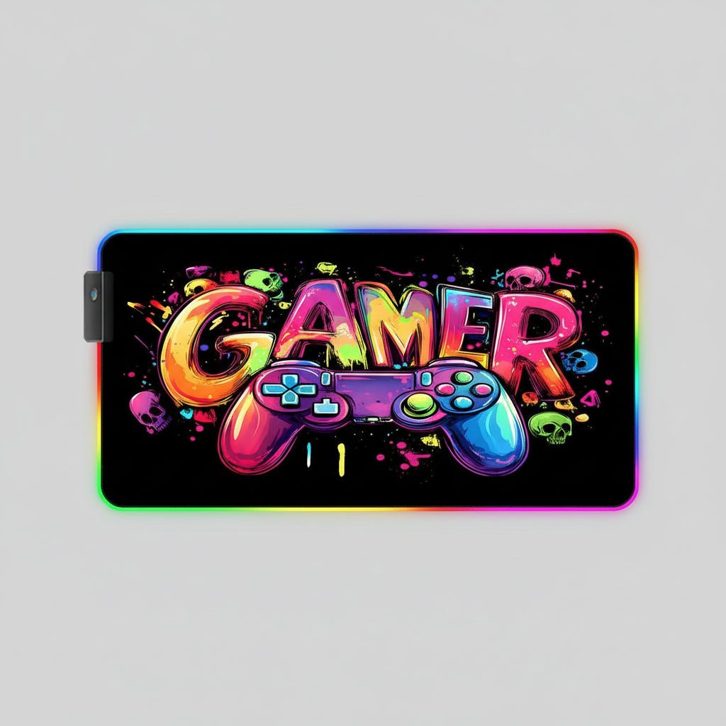 Tapis de souris gaming RGB - Plusieurs modes d'éclairage. - ShopElectro