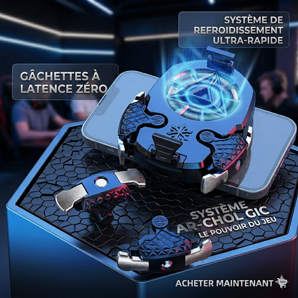 Ventilateur Refroidisseur Gaming USB – Manette + Radiateur pour iPhone & Android - ShopElectro
