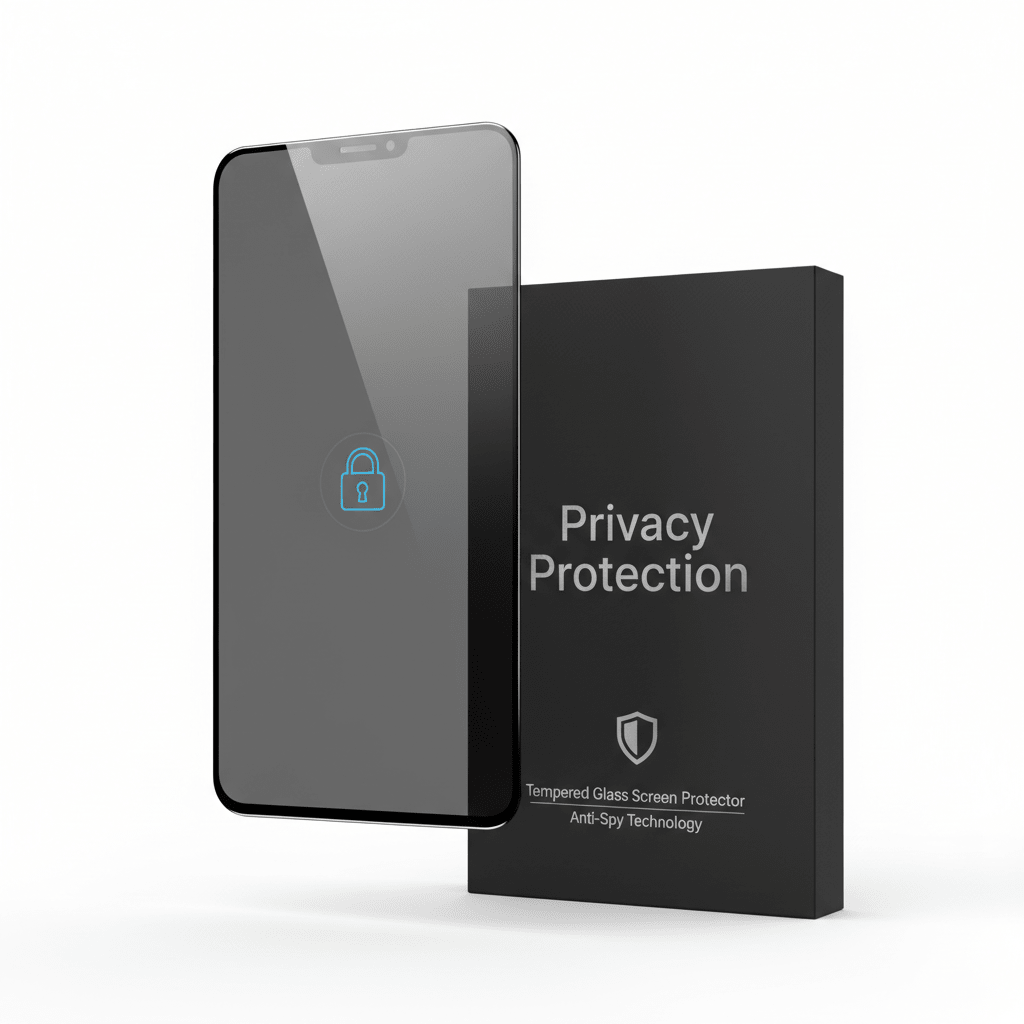 Verre trempé iPhone - anti - espion🔒 - ShopElectro