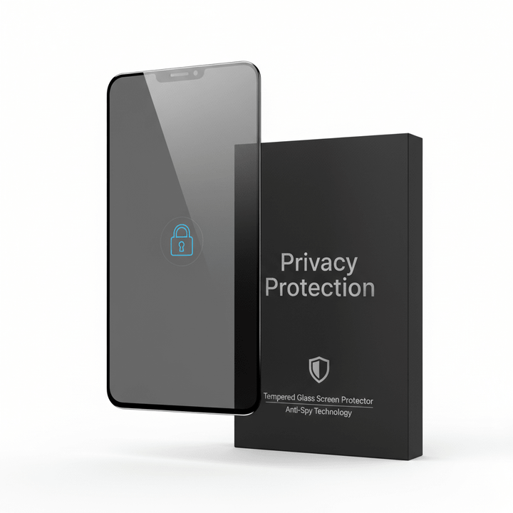 Verre trempé iPhone - anti - espion🔒 - ShopElectro